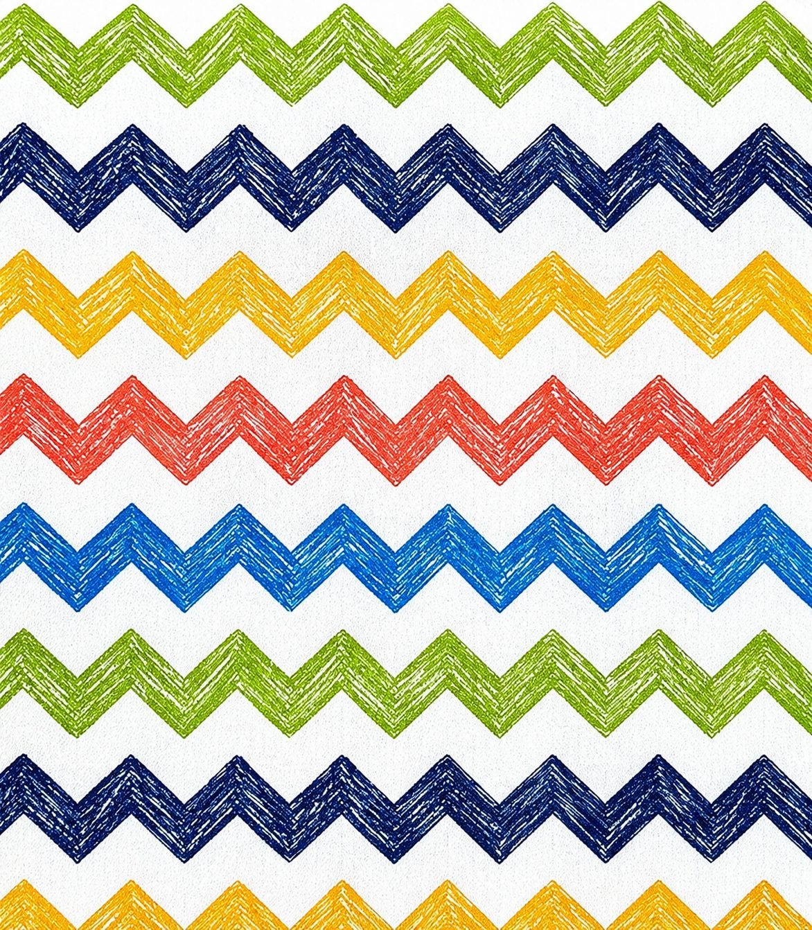 Colorful Zigzag Print - 806