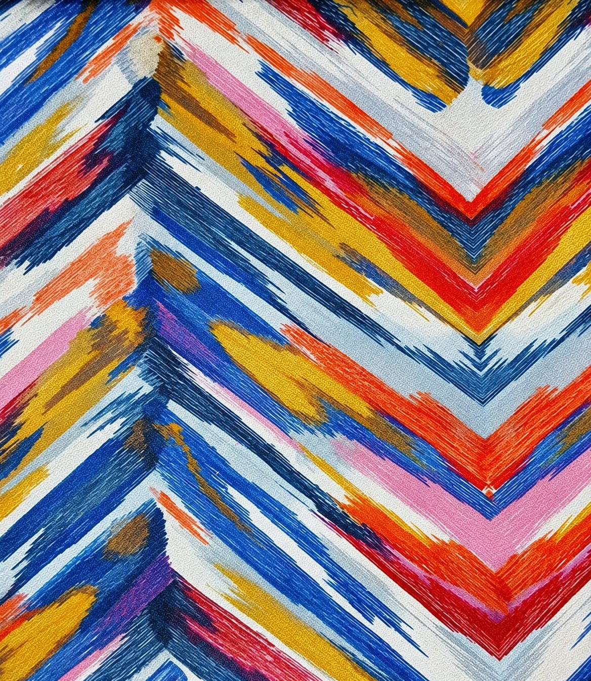 Colorful Abstract Chevron Print - 812