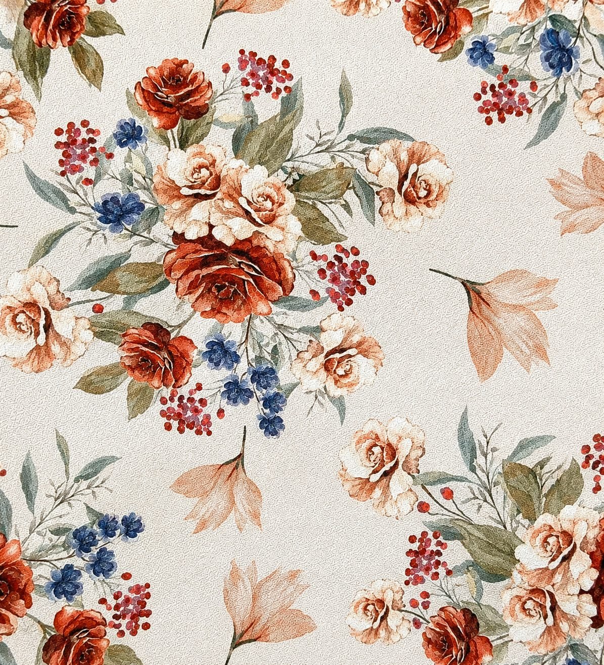 Vintage Rose Floral Print - 820