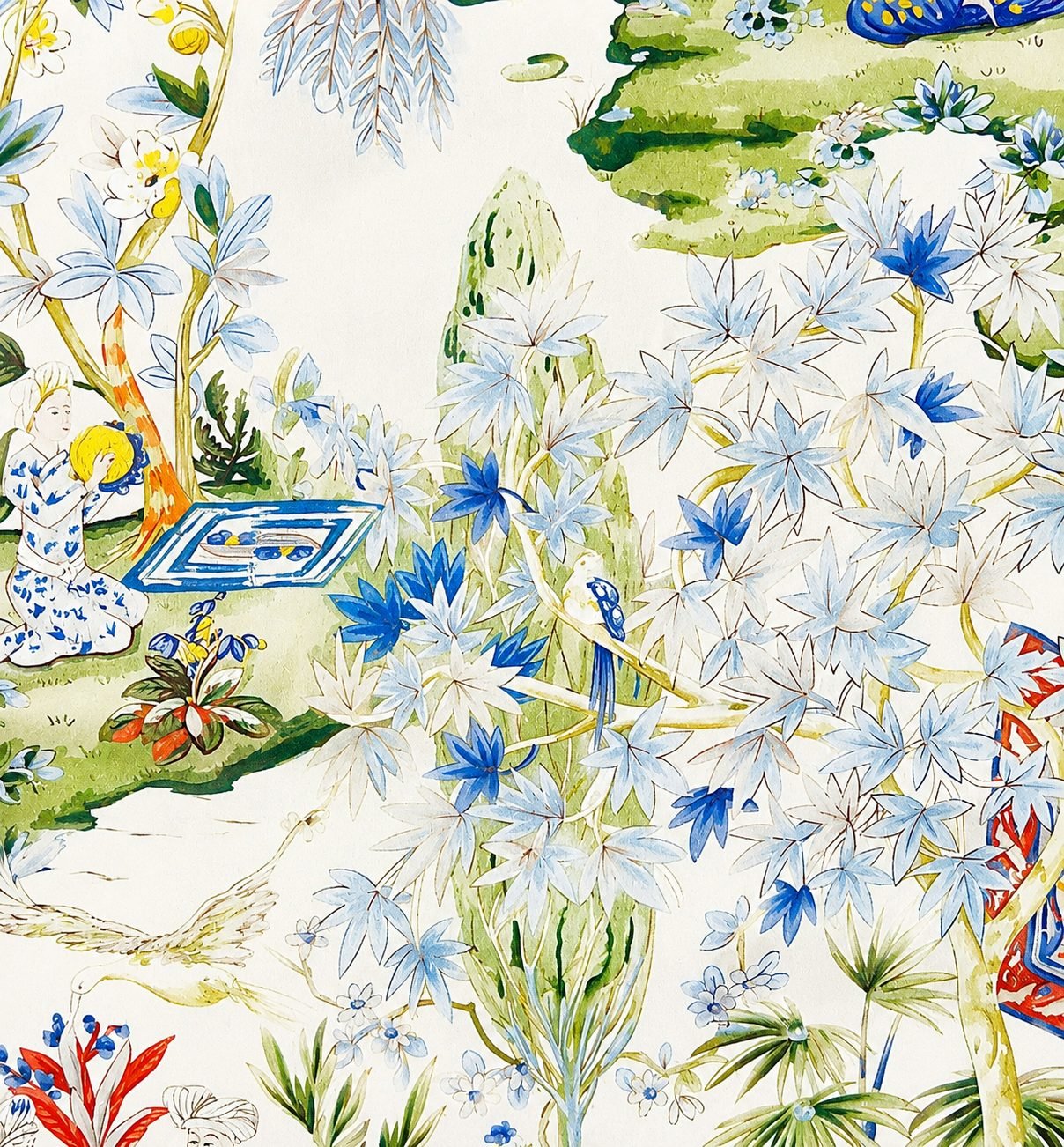 Blue Meadow Garden Print - 832