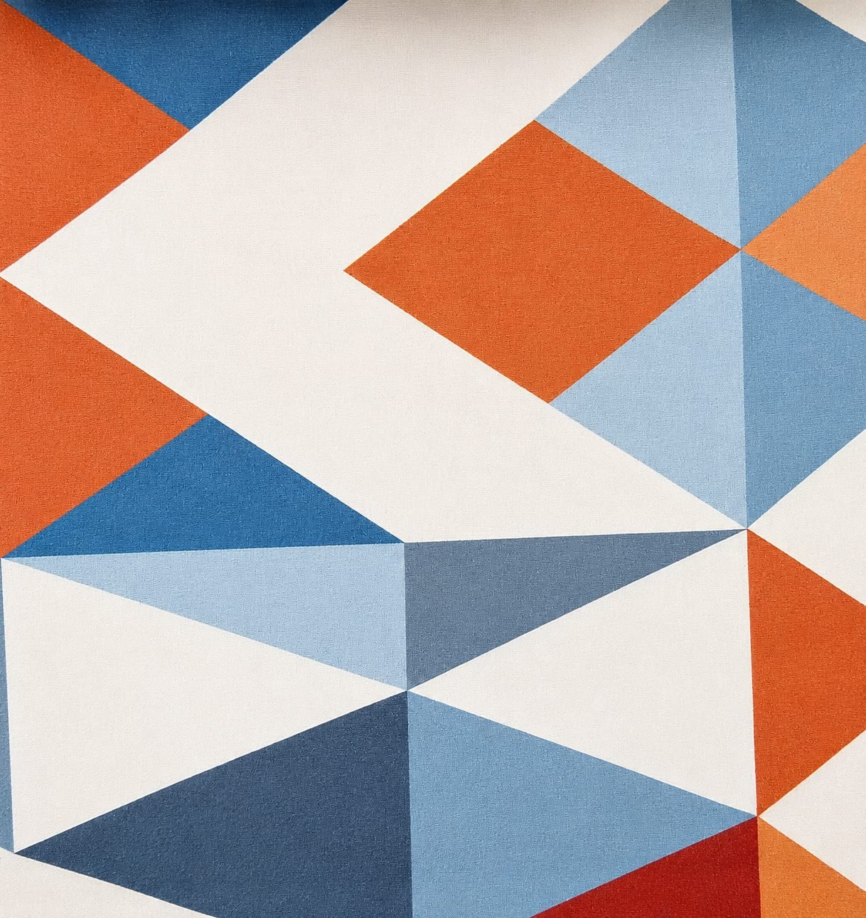 Geometric Triangle Design Print - 835